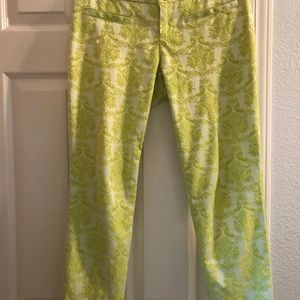 CARTONNIER Pants Anthropologie Brocade Size 2